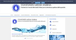 Desktop Screenshot of consorziomediasabina.it